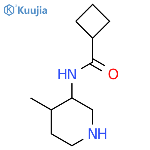 Cyclobutanecarboxamide, N-(4-methyl-3-piperidinyl)- structure