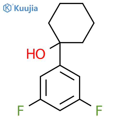 1-(3,5-Difluorophenyl)cyclohexanol structure