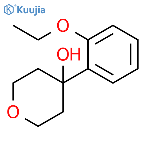 4-(2-Ethoxyphenyl)oxan-4-ol structure