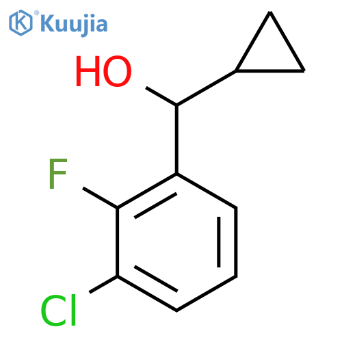 3-Chloro-alpha-cyclopropyl-2-fluorobenZenemethanol structure