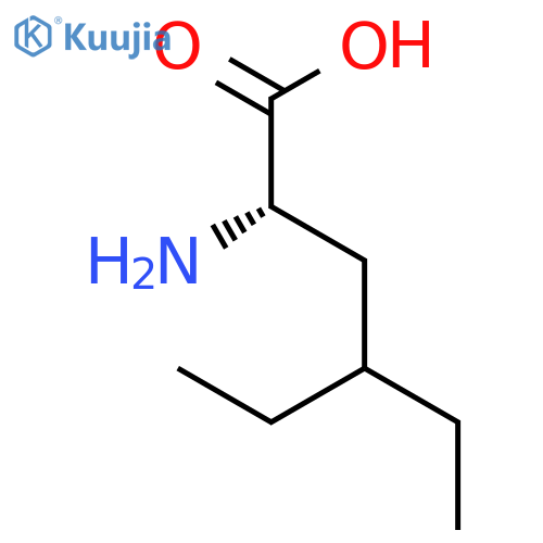 (2S)-2-amino-4-ethylhexanoic acid structure