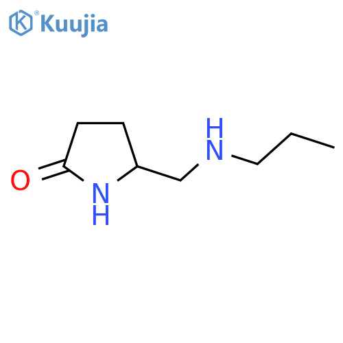 5-[(Propylamino)methyl]pyrrolidin-2-one structure