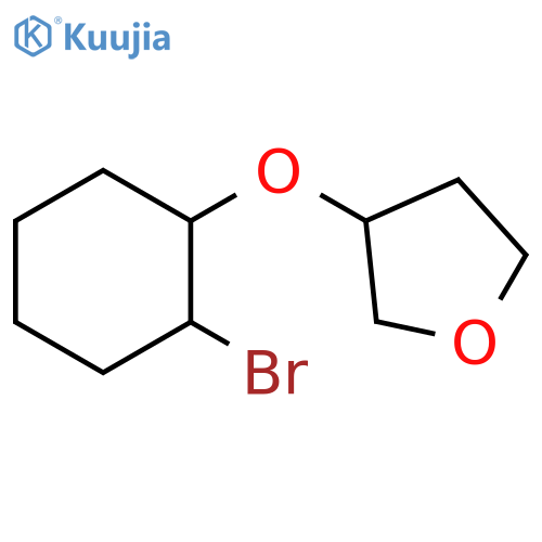 3-(2-bromocyclohexyl)oxyoxolane structure