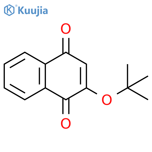 1,4-Naphthalenedione, 2-(1,1-dimethylethoxy)- structure