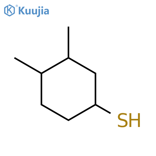 3,4-Dimethylcyclohexane-1-thiol structure