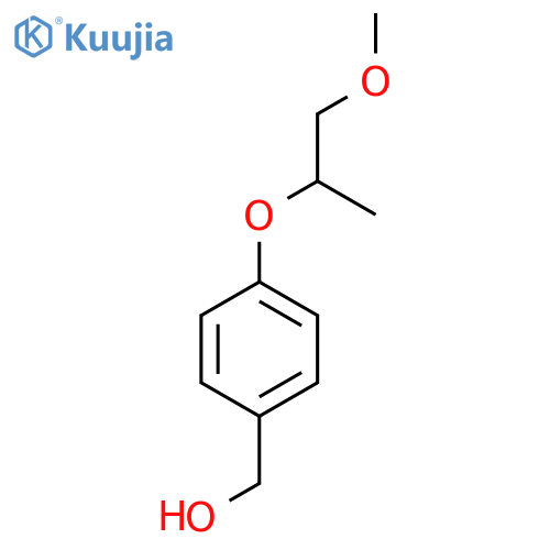 {4-[(1-Methoxypropan-2-yl)oxy]phenyl}methanol structure