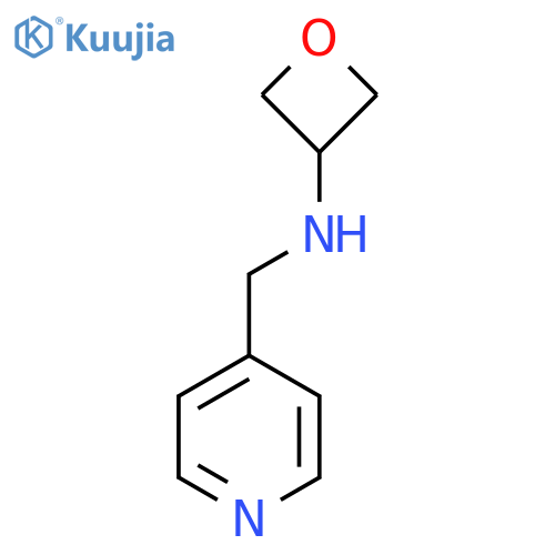 N-[(pyridin-4-yl)methyl]oxetan-3-amine structure