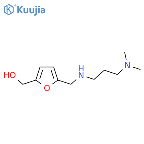 5-({3-(dimethylamino)propylamino}methyl)furan-2-ylmethanol structure