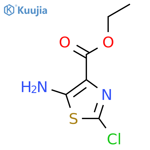 5-Amino-2-chloro-thiazole-4-carboxylic acid ethyl ester structure