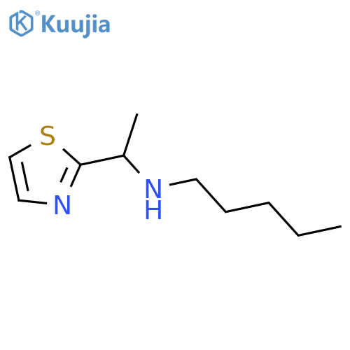 pentyl1-(1,3-thiazol-2-yl)ethylamine structure