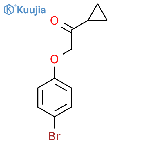 2-(4-Bromophenoxy)-1-cyclopropylethanone structure