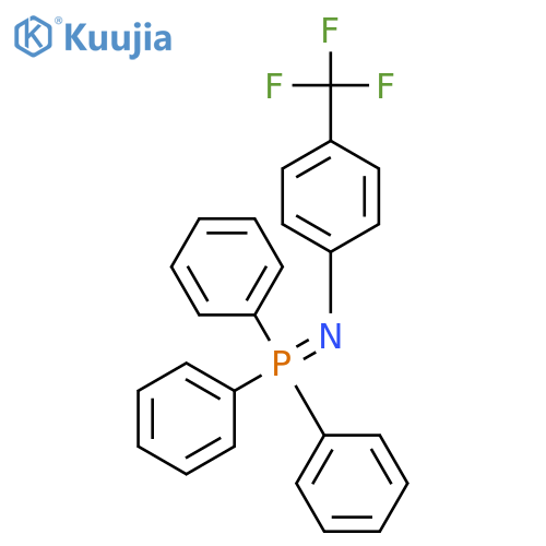 Benzenamine, 4-(trifluoromethyl)-N-(triphenylphosphoranylidene)- structure