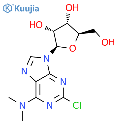 Adenosine, 2-chloro-N,N-dimethyl- structure