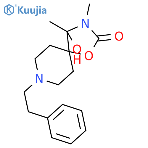 4-hydroxy-3,4-dimethyl-8-(2-phenylethyl)-1-oxa-3,8-diazaspiro[4.5]decan-2-one structure