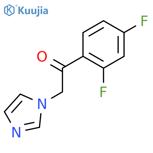 1-(2,4-Difluorophenyl)-2-(1H-imidazol-1-yl)ethanone structure