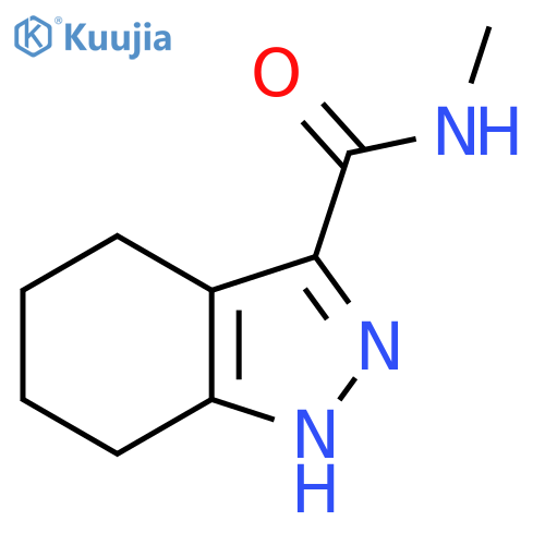 N-methyl-4,5,6,7-tetrahydro-1H-indazole-3-carboxamide structure