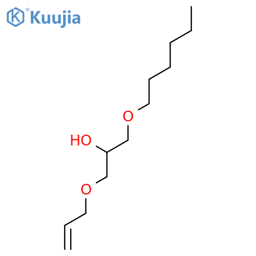 2-Propanol, 1-(hexyloxy)-3-(2-propenyloxy)- structure