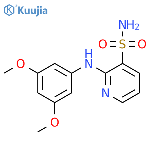2-[(3,5-Dimethoxyphenyl)amino]pyridine-3-sulfonamide structure