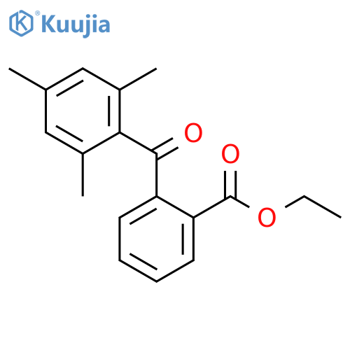 Benzoic acid, 2-(2,4,6-trimethylbenzoyl)-, ethyl ester structure