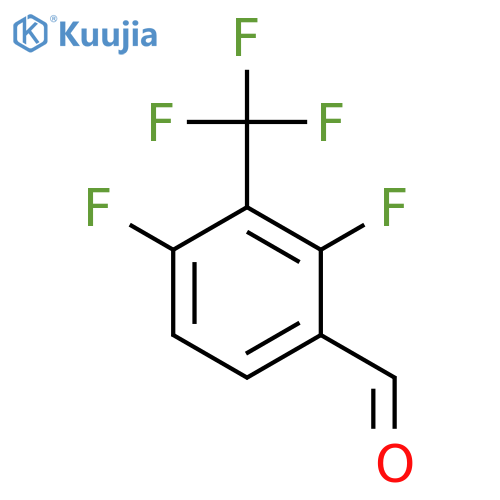 2,4-Difluoro-3-(trifluoromethyl)benzaldehyde structure