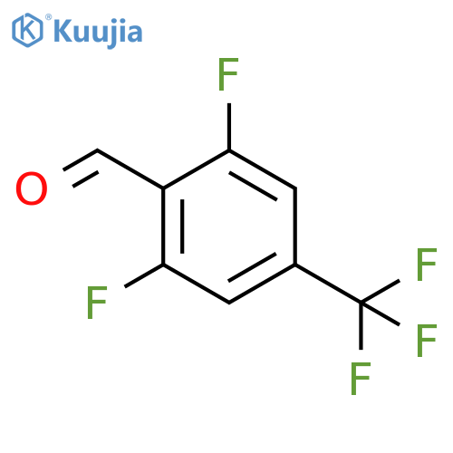 2,6-Difluoro-4-(trifluoromethyl)benzaldehyde structure