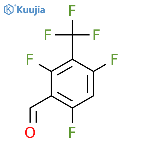 2,4,6-Trifluoro-3-(trifluoromethyl)benzaldehyde structure
