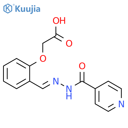 4-Pyridinecarboxylicacid, 2-[[2-(carboxymethoxy)phenyl]methylene]hydrazide structure