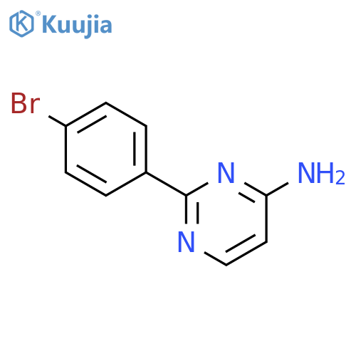 2-(4-bromophenyl)pyrimidin-4-amine structure