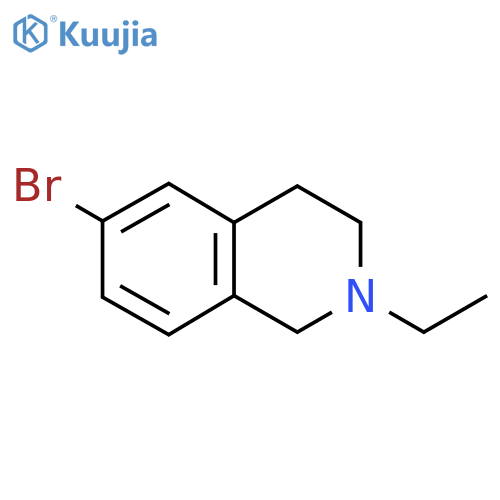 6-bromo-2-ethyl-3,4-dihydro-1H-isoquinoline structure