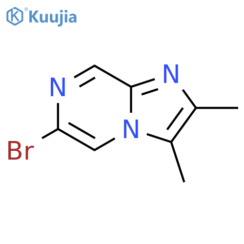 6-Bromo-2,3-Dimethyl-Imidazo[1,2-A]Pyrazine structure