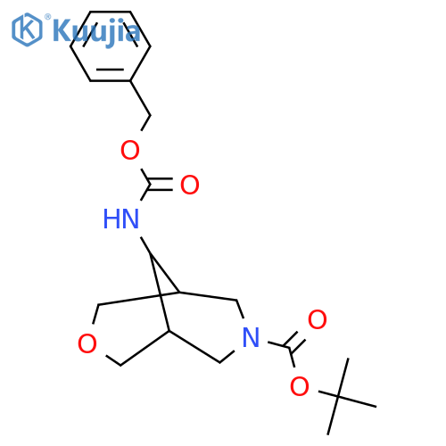 tert-butyl 9-(phenylmethoxycarbonylamino)-3-oxa-7-azabicyclo3.3.1nonane-7-carboxylate structure
