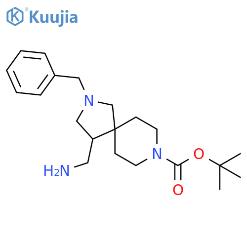 4-Aminomethyl-2-Benzyl-2,8-Diaza-Spiro[4.5]Decane-8-Carboxylic Acid Tert-Butyl Ester structure