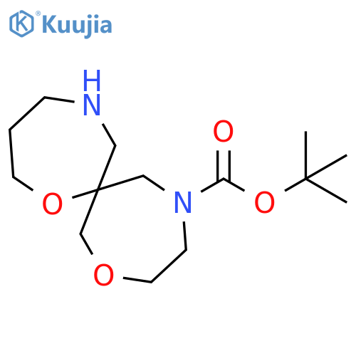 Tert-Butyl 1,9-Dioxa-5,12-Diazaspiro[6.6]Tridecane-12-Carboxylate structure