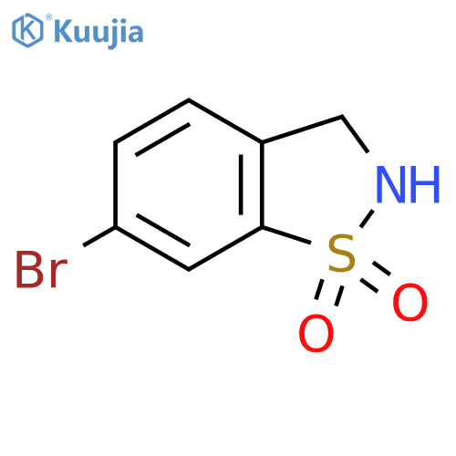6-Bromo-2,3-Dihydro-1,2-Benzisothiazole 1,1-Dioxide structure