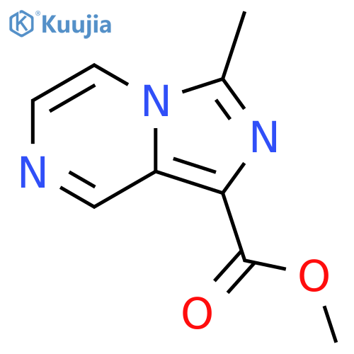 methyl 3-methylimidazo[1,5-a]pyrazine-1-carboxylate structure