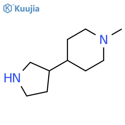 1-methyl-4-(pyrrolidin-3-yl)piperidine structure