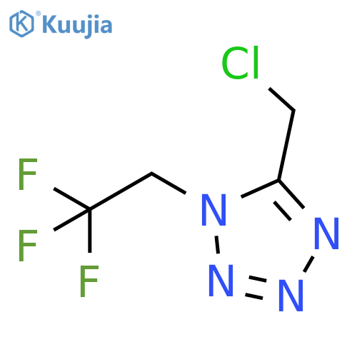 5-(chloromethyl)-1-(2,2,2-trifluoroethyl)-1H-1,2,3,4-tetrazole structure