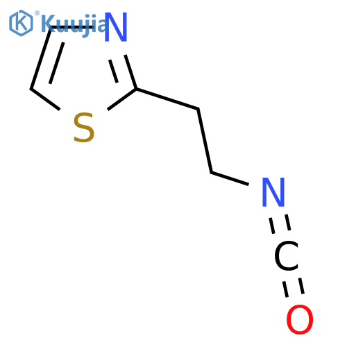 2-(2-Isocyanatoethyl)-1,3-thiazole structure