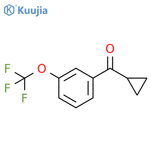 cyclopropyl3-(trifluoromethoxy)phenylmethanone structure