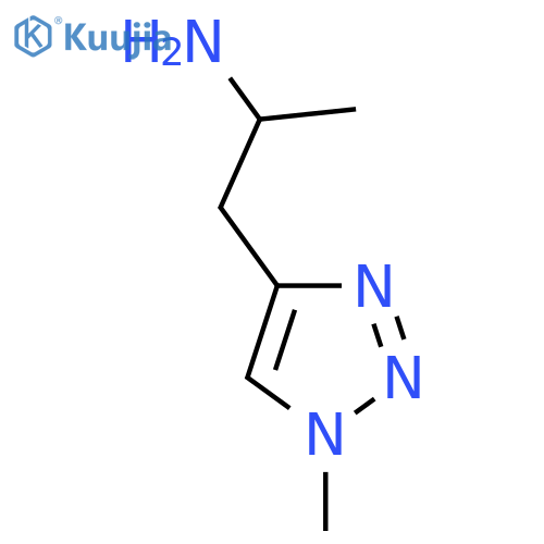 1-(1-Methyl-1H-1,2,3-triazol-4-yl)propan-2-amine structure