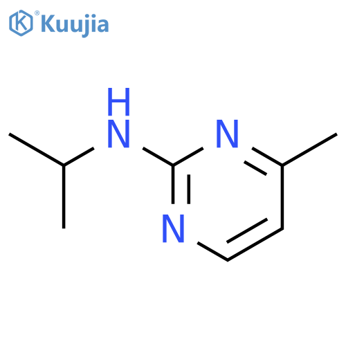 4-methyl-N-(propan-2-yl)pyrimidin-2-amine structure