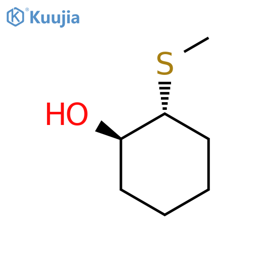 (1R,2R)-2-(Methylsulfanyl)cyclohexan-1-ol structure