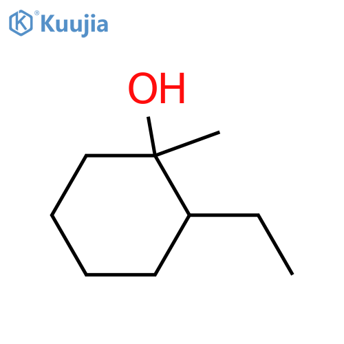 2-ethyl-1-methylcyclohexan-1-ol structure