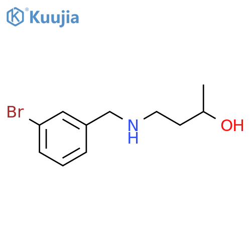 4-{(3-bromophenyl)methylamino}butan-2-ol structure