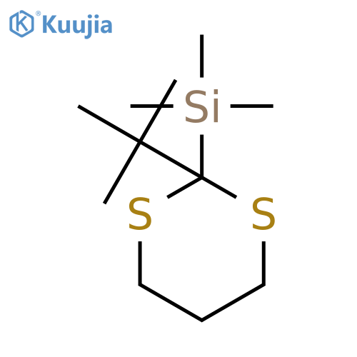 (2-tert-butyl-1,3-dithian-2-yl)-trimethylsilane structure