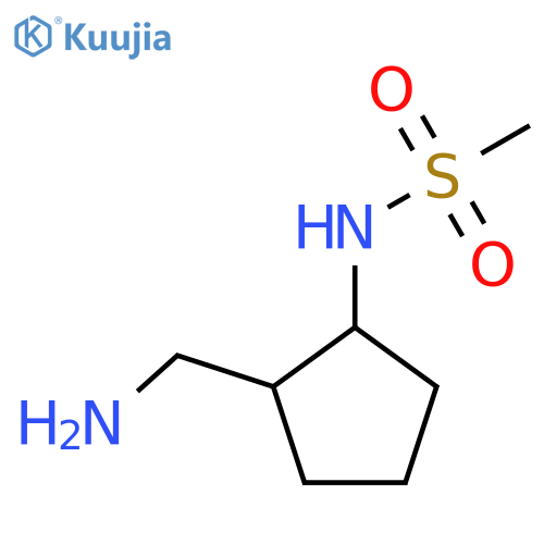 N-2-(aminomethyl)cyclopentylmethanesulfonamide structure