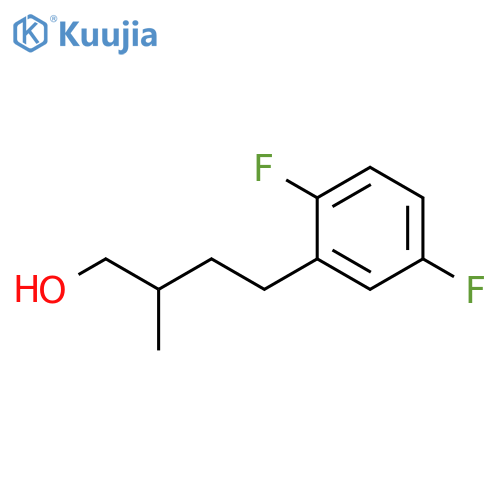 Benzenebutanol, 2,5-difluoro-β-methyl- structure