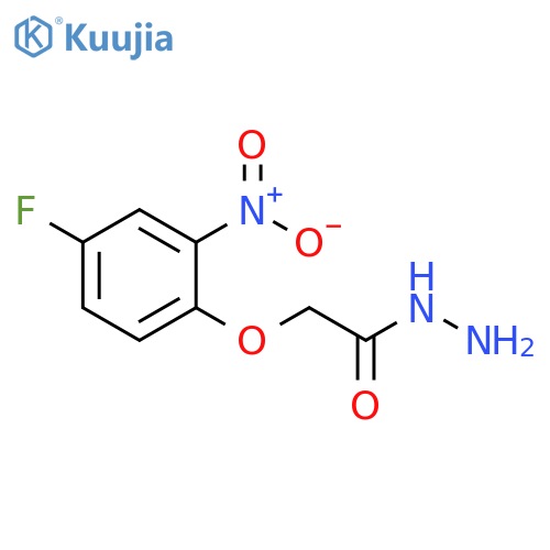 2-(4-Fluoro-2-nitrophenoxy)acetohydrazide structure