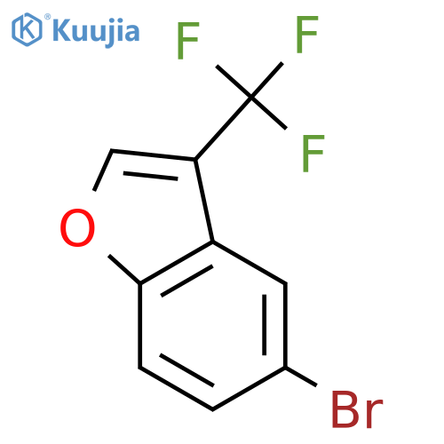 5-Bromo-3-(trifluoromethyl)benzofuran structure