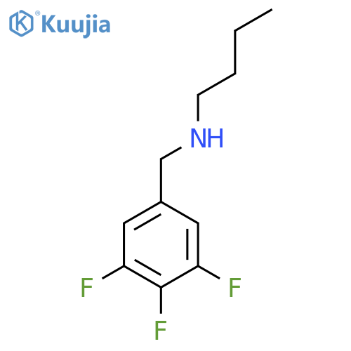 butyl(3,4,5-trifluorophenyl)methylamine structure